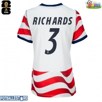 USA Chris Richards #3 Hjemmedrakt Dame VM 2026 Kortermet